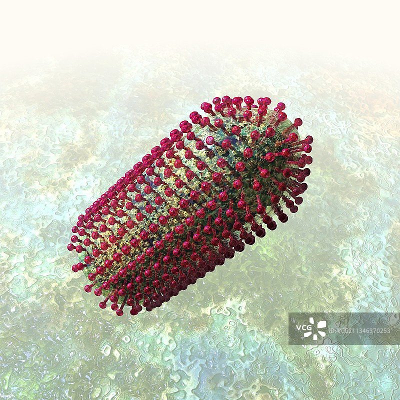 狂犬病病毒颗粒艺术图图片素材