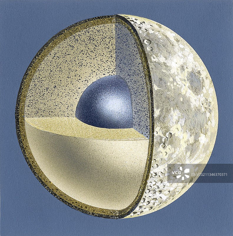 月亮结构艺术作品图片素材