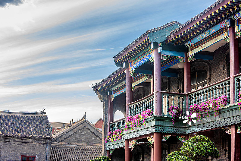 中国辽宁沈阳张氏帅府小青楼图片素材