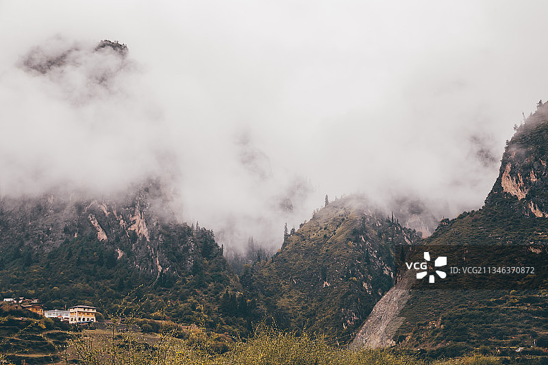 甘南扎尕那风光图片素材