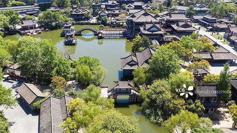 浙江东阳市横店景区清明上河图图片素材