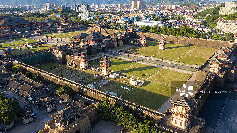 浙江东阳横店景区秦王宫图片素材