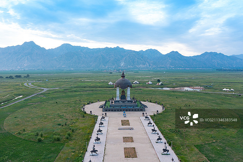 呼和浩特哈素海文化旅游区风光图片素材