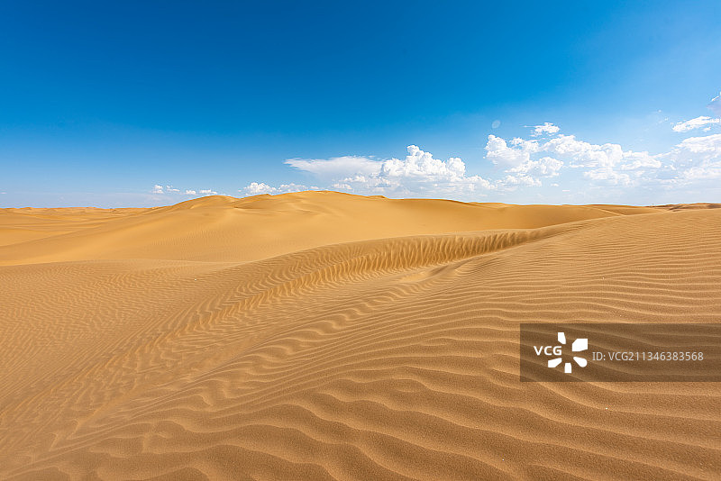 库布齐沙漠纹理图片素材