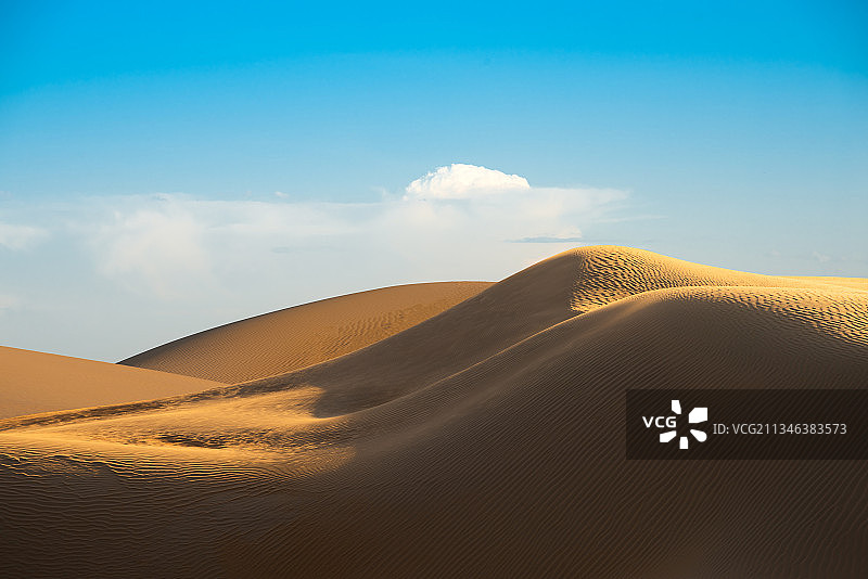 库布齐沙漠纹理图片素材