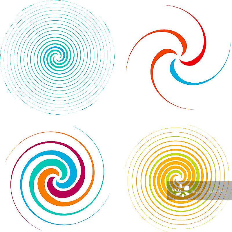 螺旋漩涡涡卷图片素材