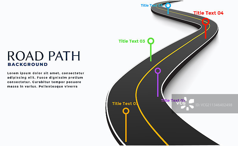 道路位置信息图表模板图片素材