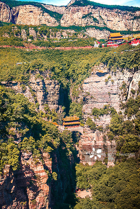 石家庄井陉 张家湾景区 苍岩山景区图片素材