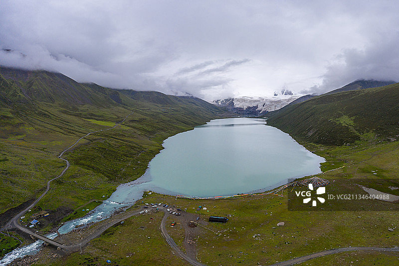 那曲，比如，萨普冰川图片素材