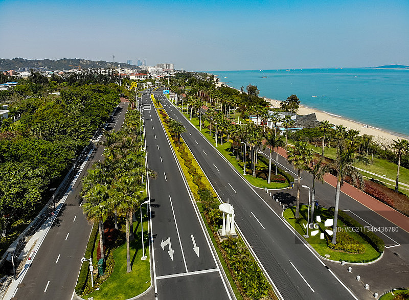厦门环岛路观光大道图片素材