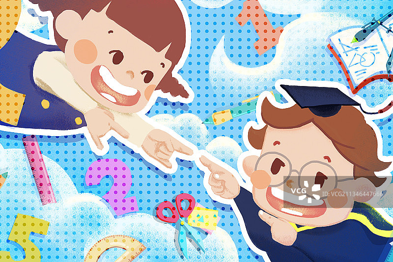 数字朋友图片素材