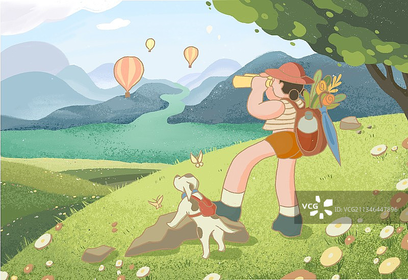 一个人旅行图片素材