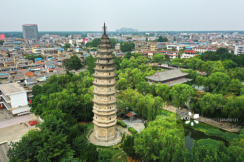 万佛塔+安徽省亳州市蒙城县万佛塔公园图片素材