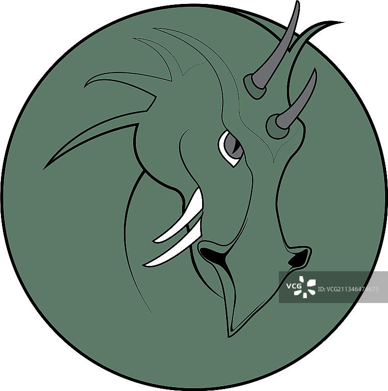 酷炫龙标志图片素材