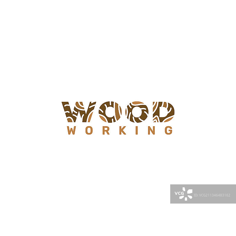 木纹文字标志图片素材