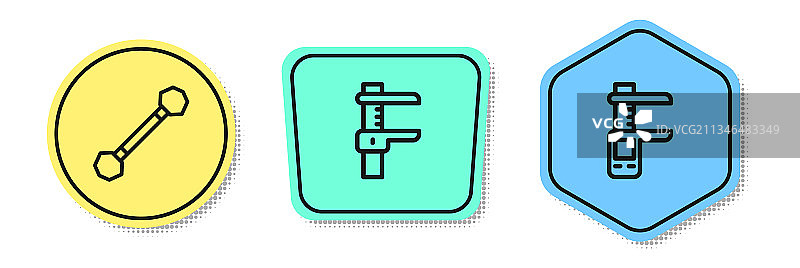 卡尺和刻度线条图片素材