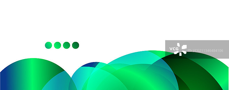 流体梯度旋转和圆圈明亮的颜色图片素材