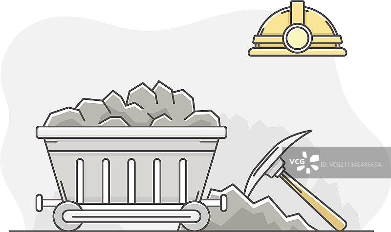 煤炭开采能源图片素材