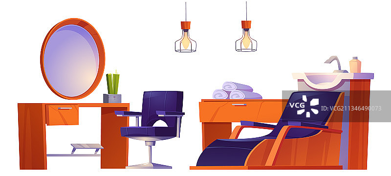 理发店、美容院或美发工作室图片素材