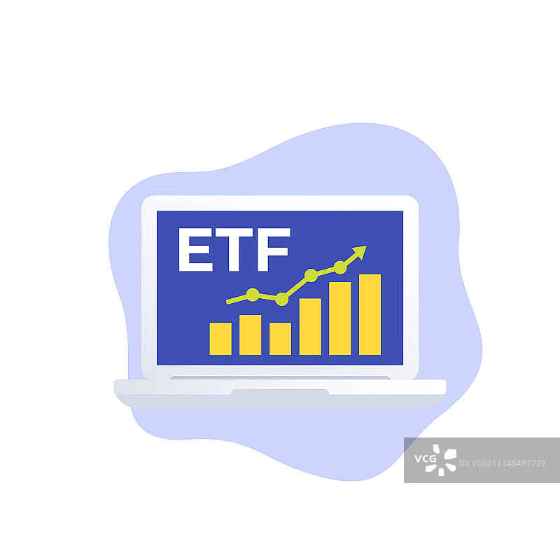ETF交易所交易基金图标图片素材