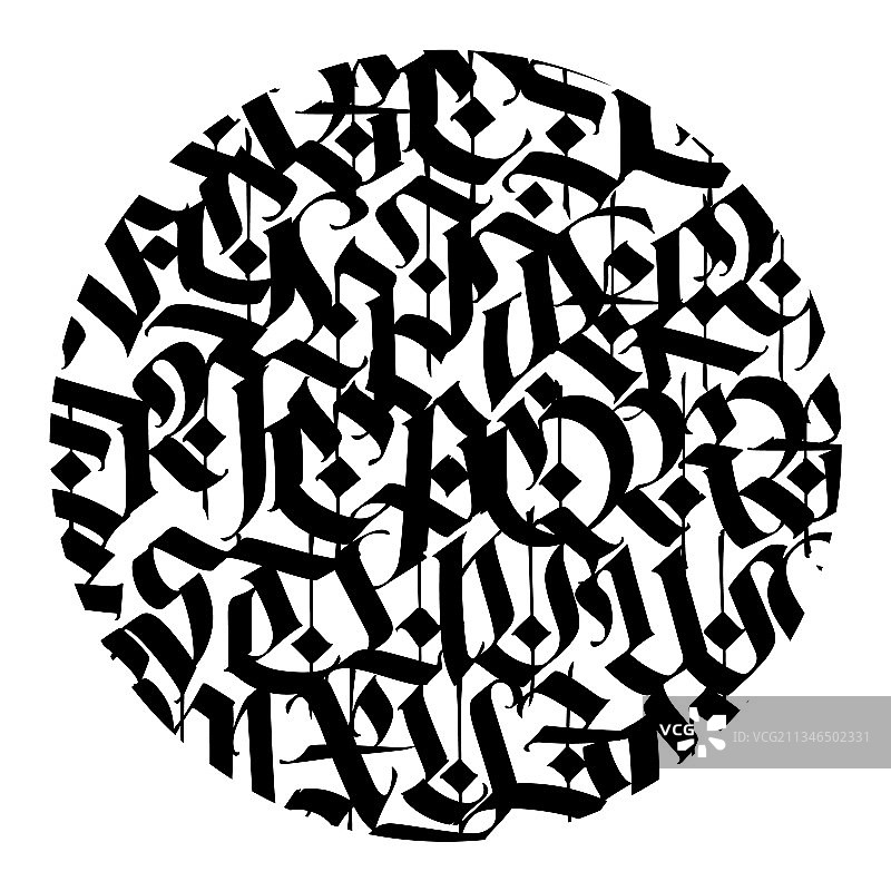 中世纪哥特式图案欧洲现代哥特式图片素材