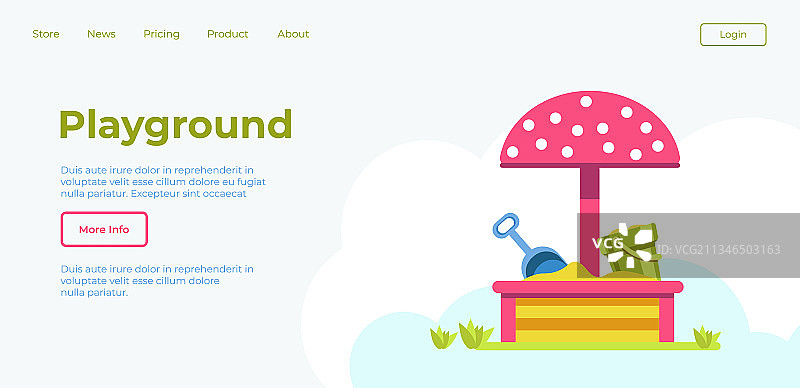 儿童游乐场沙箱玩具网站图片素材