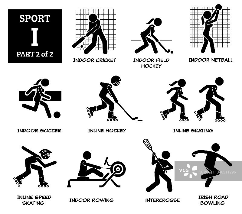 体育运动字母I图标图片素材