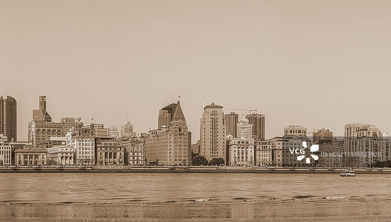 上海外滩老照片图片素材
