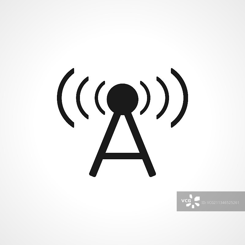 蜂窝天线简约图标图片素材