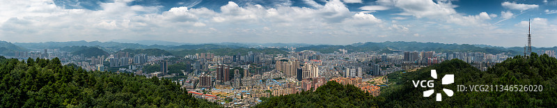 贵州遵义全景图图片素材