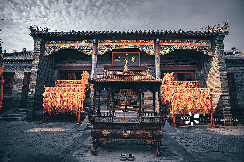 药师殿+安徽省亳州市谯城区花戏楼图片素材