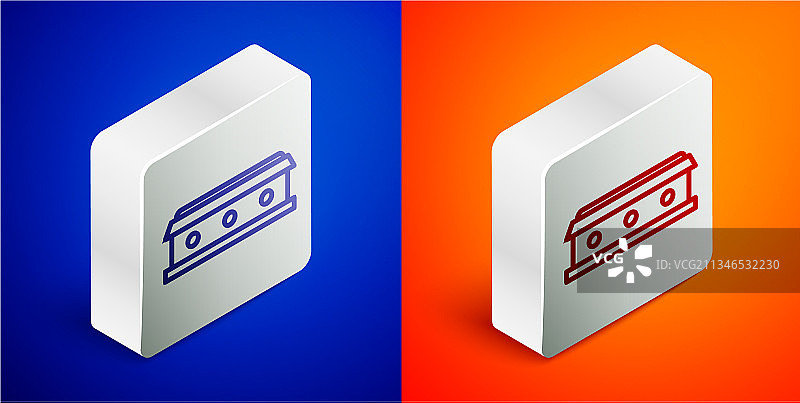 2.5D线条基督教十字架棺材图标图片素材