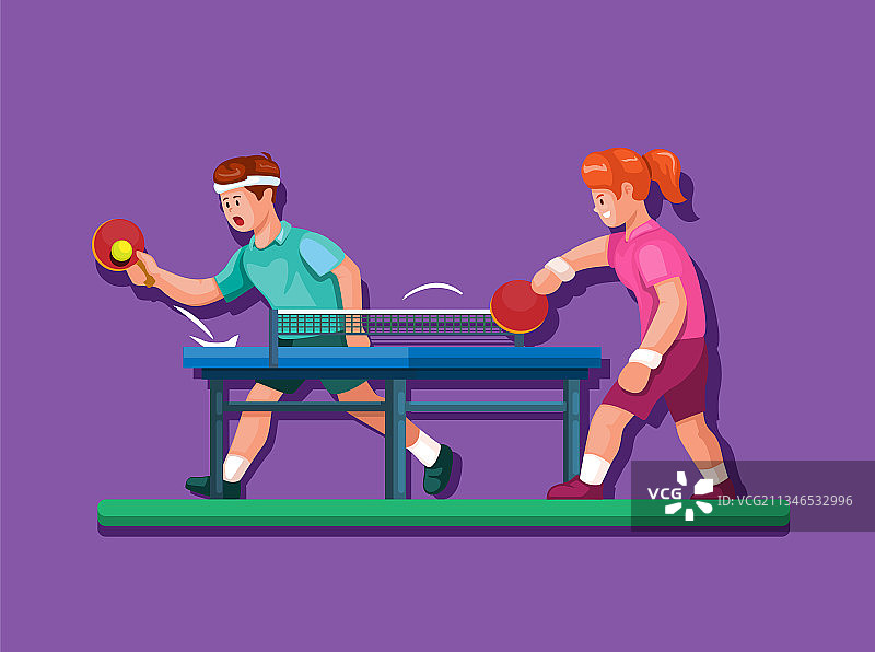 乒乓球运动图片素材