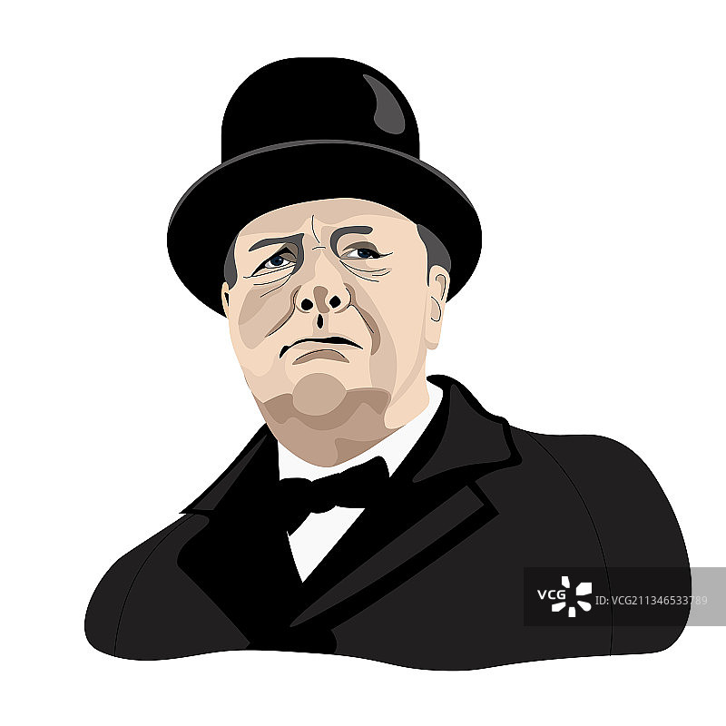 温斯顿·丘吉尔图片素材