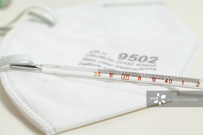 测量体温体温表特写图片素材