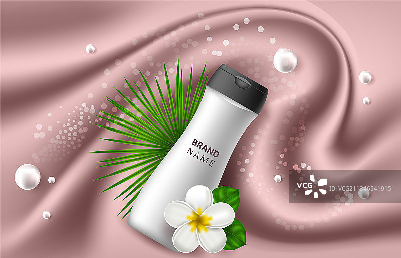 空白洗发水瓶图片素材