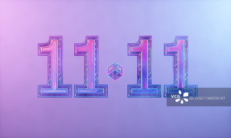 3D渲染的霓虹灯光展台图片素材