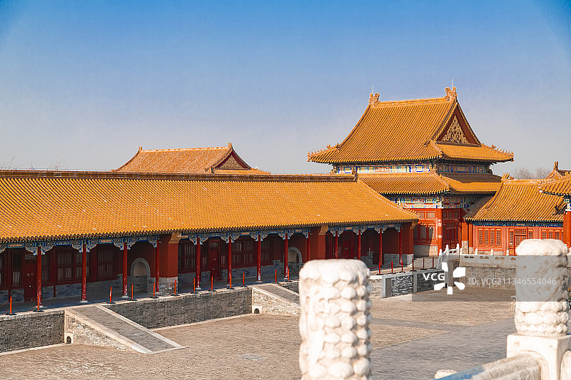 故宫城墙建筑摄影图片素材