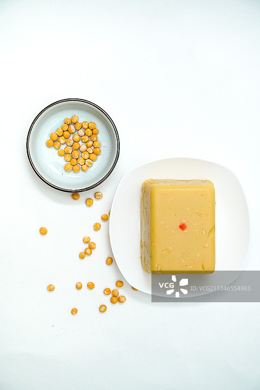 老北京传统小吃豌豆黄豌豆糕图片素材