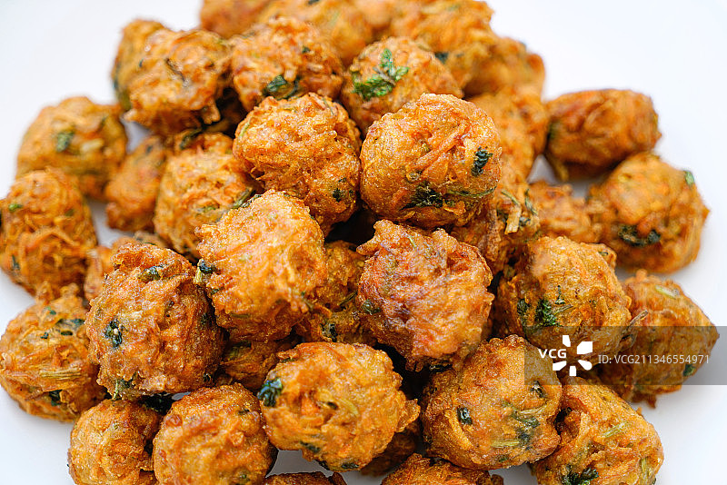 中国美食炸丸子图片素材