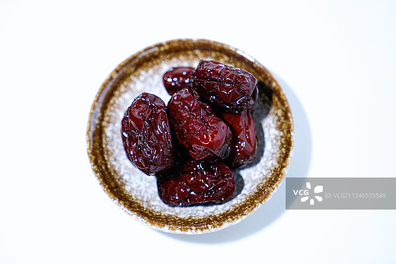 中国传统小吃阿胶蜜枣图片素材