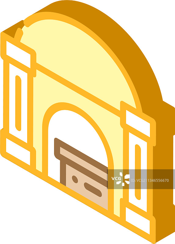 葬礼地穴2.5D图标图片素材