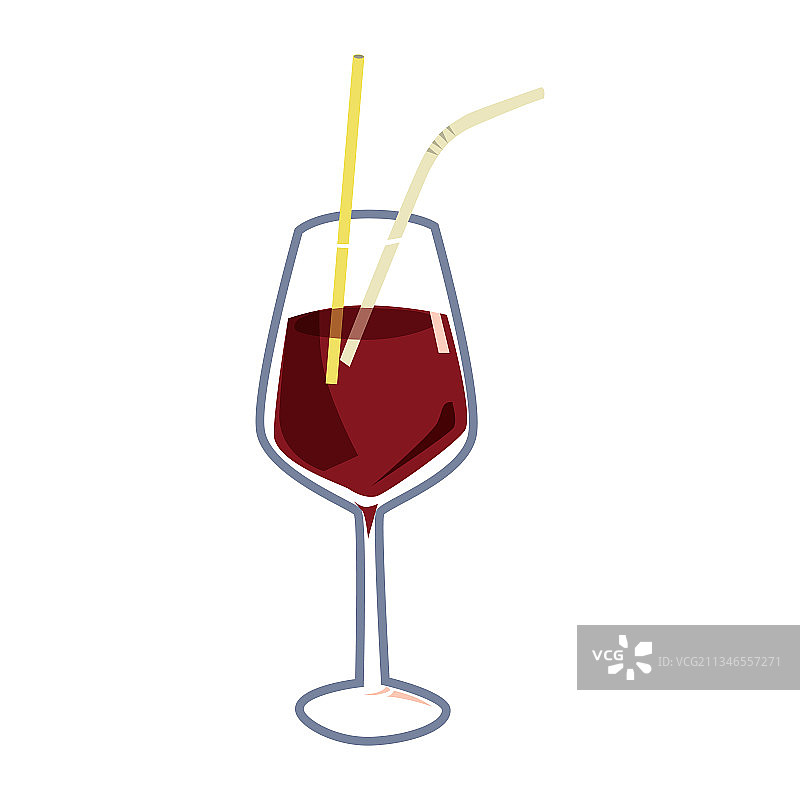 长岛冰茶鸡尾酒饮品夏季图标图片素材