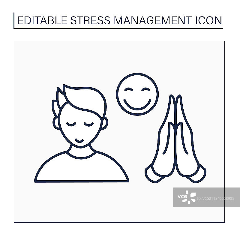 学习原谅线性图标图片素材