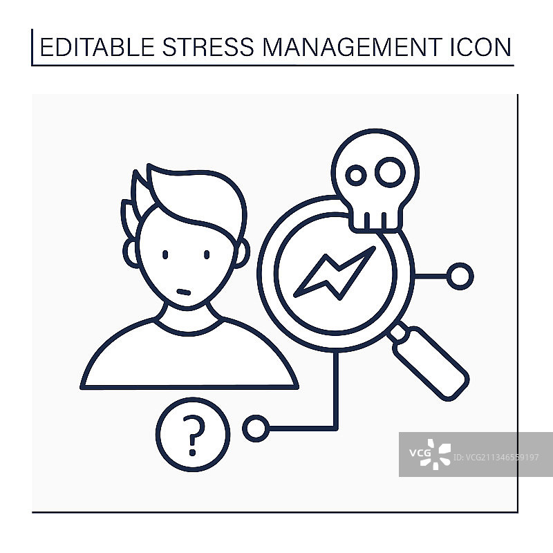 压力来源线条图标图片素材