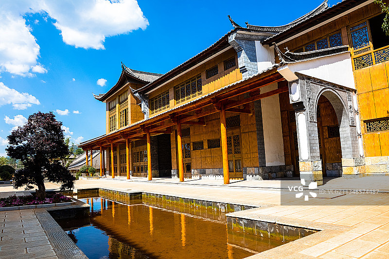 云南大理剑川木雕小镇图片素材