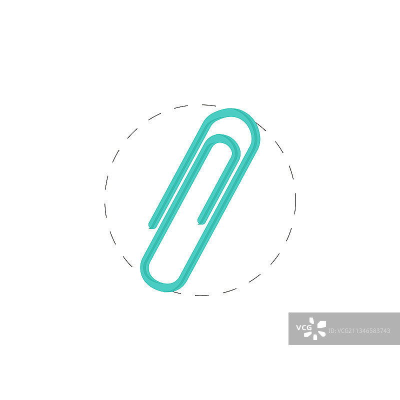 简约曲别针剪贴画图片素材