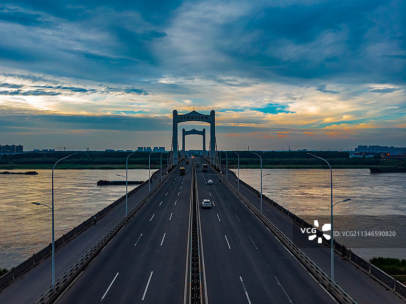 安徽省蚌埠市淮河大桥图片素材