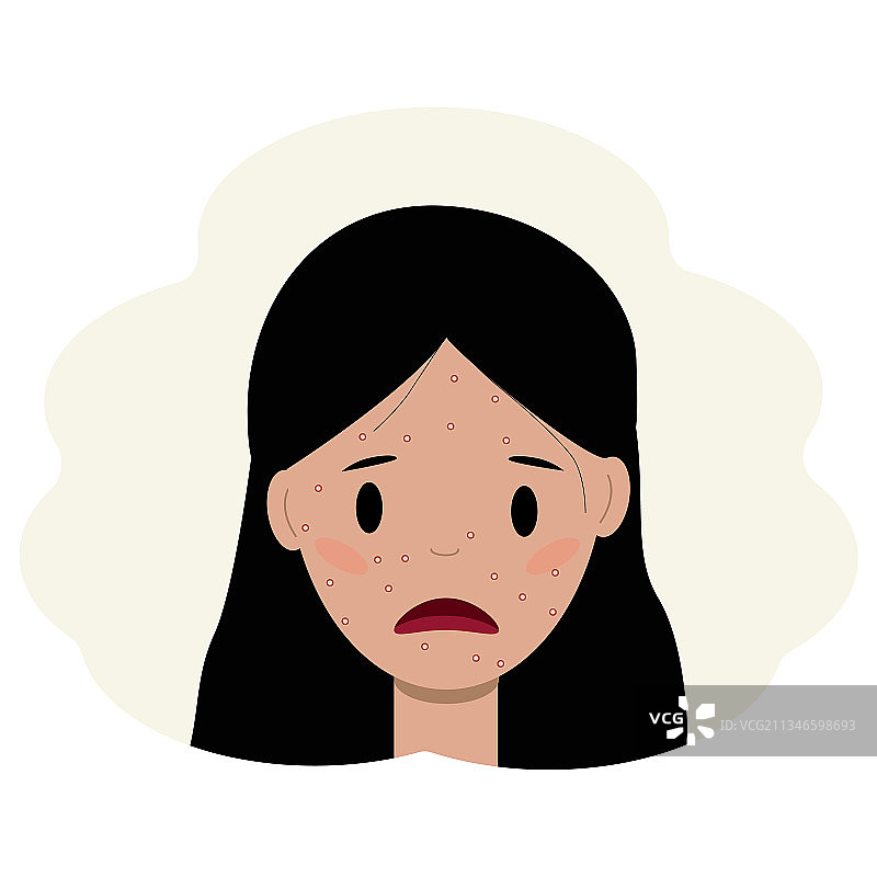 年轻女人的面部图片素材