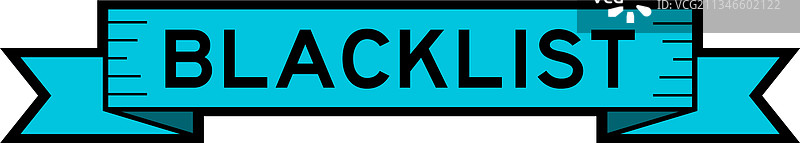 复古蓝色缎带banner图片素材